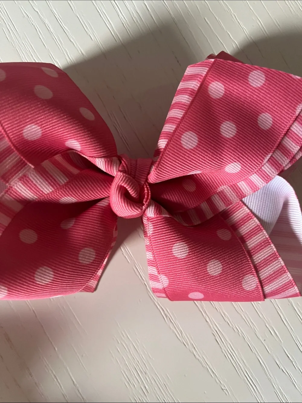 Matilda Jane Lavender Ruffle Dress with Pink Polka Dot Accents